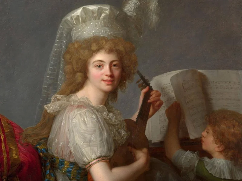 1740-Antoine Vestier - Allegoria della musica